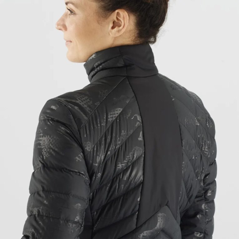 Salomon Essential Xwarm Down Women's Insulated Jackets Black | CA 76W42